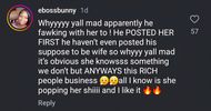 Instagram user's comment on Yaya's post